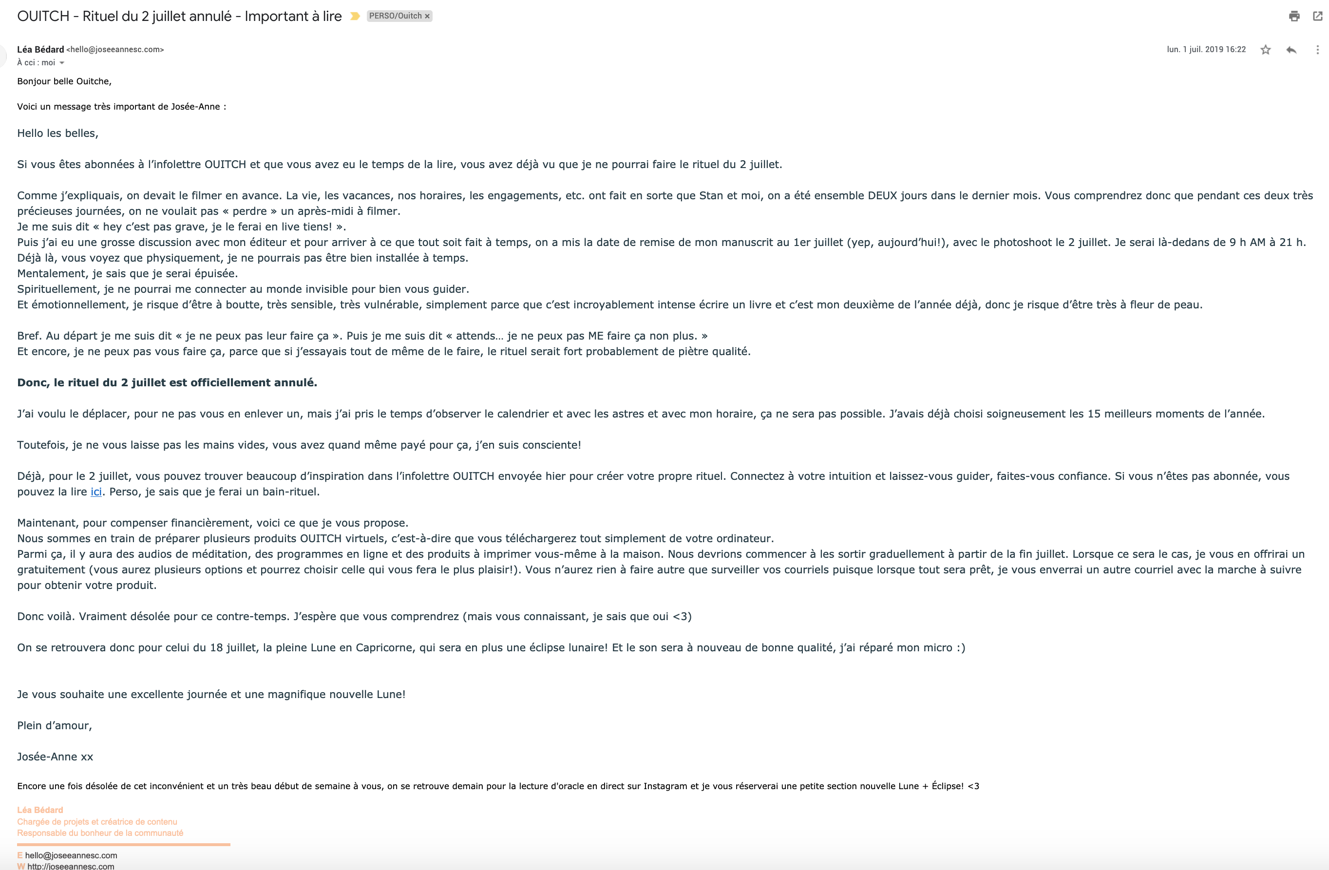Exemple Mail Ouitch exemple ouitch.com